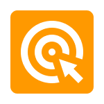 Target with cursor icon